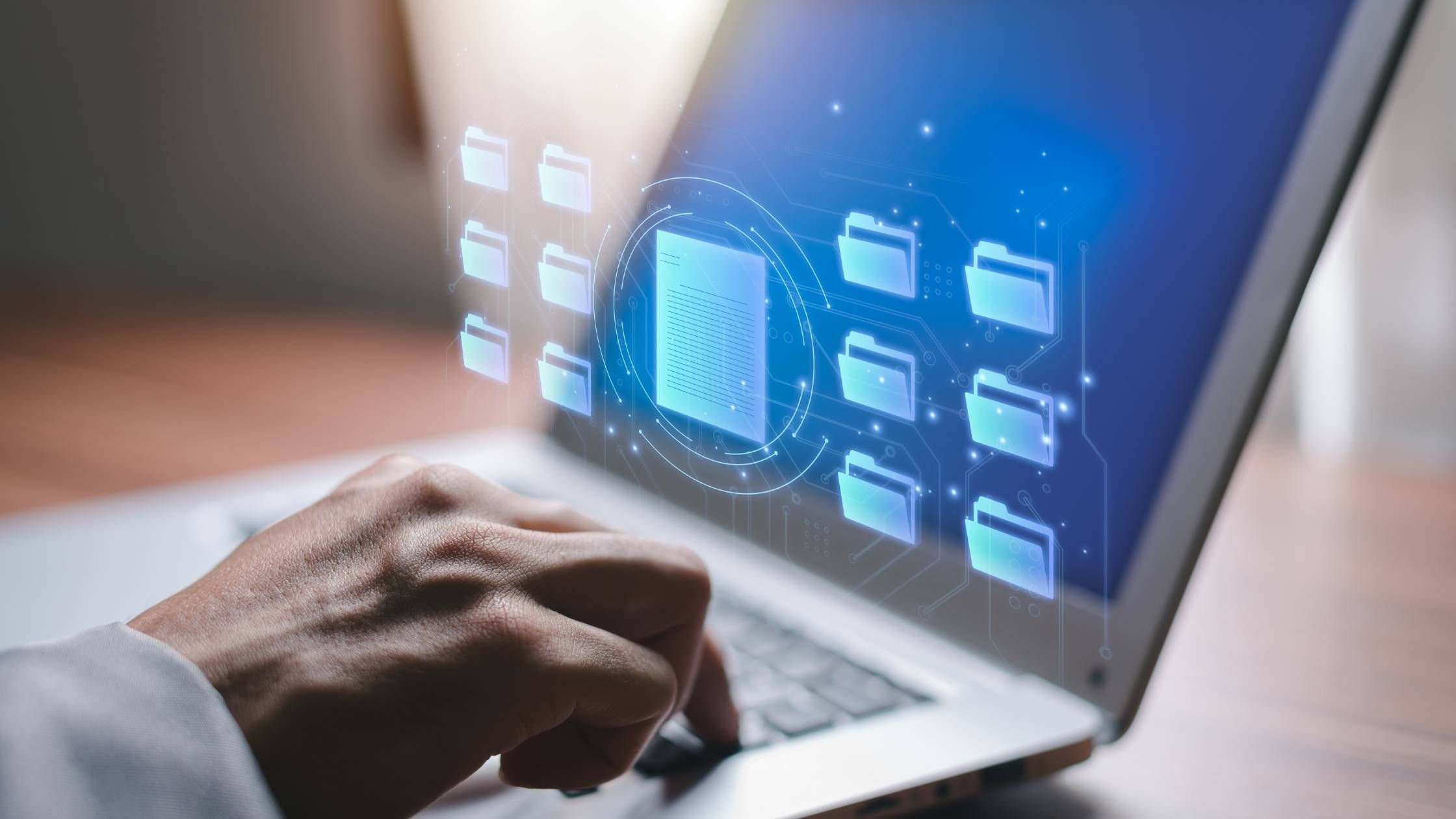documentos de servicio funerario gestionados desde el ordenador